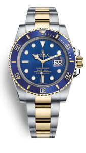 Rolex Submariner "Bluesy" Oystersteel Oro 40mm Dial Azul