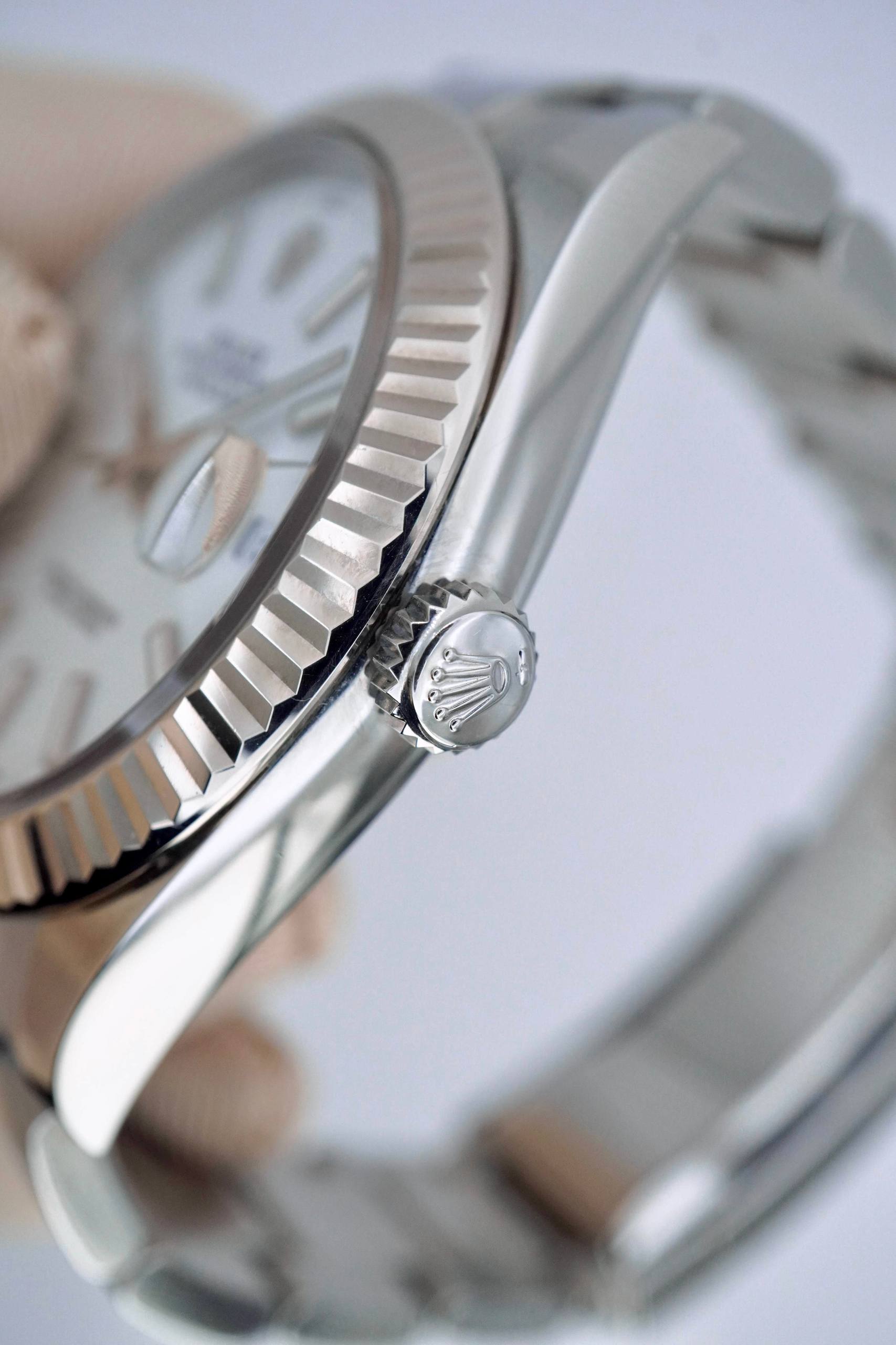 Rolex Datejust 41 mm Dial Blanco