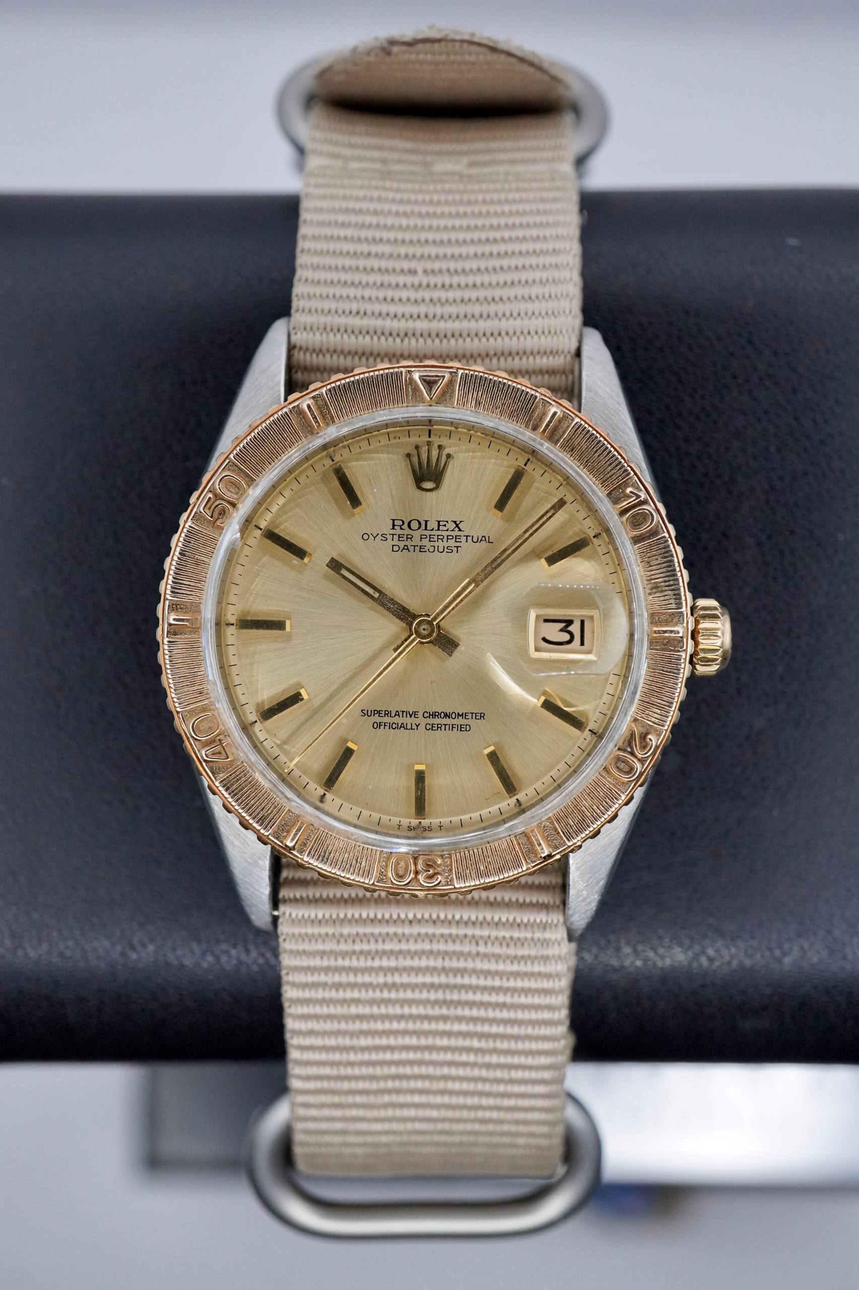 Rolex Datejust Vintage Turn-O-Graph 36mm Acero Oro Sólido 18K