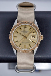 Rolex Datejust Vintage Turn-O-Graph 36mm Acero Oro Sólido 18K