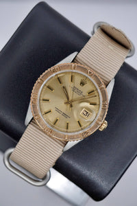 Rolex Datejust Vintage Turn-O-Graph 36mm Acero Oro Sólido 18K