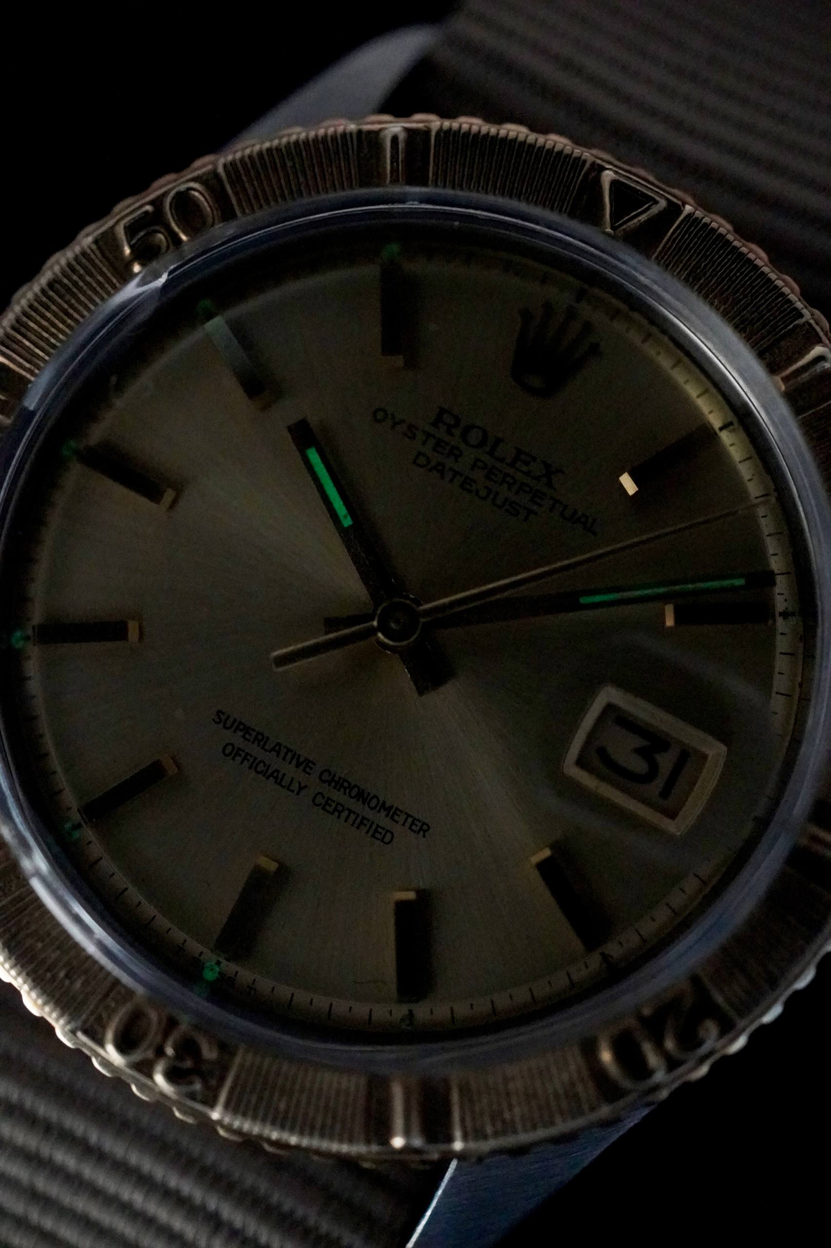 Rolex Datejust Vintage Turn-O-Graph 36mm Acero Oro Sólido 18K