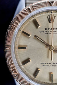 Rolex Datejust Vintage Turn-O-Graph 36mm Acero Oro Sólido 18K