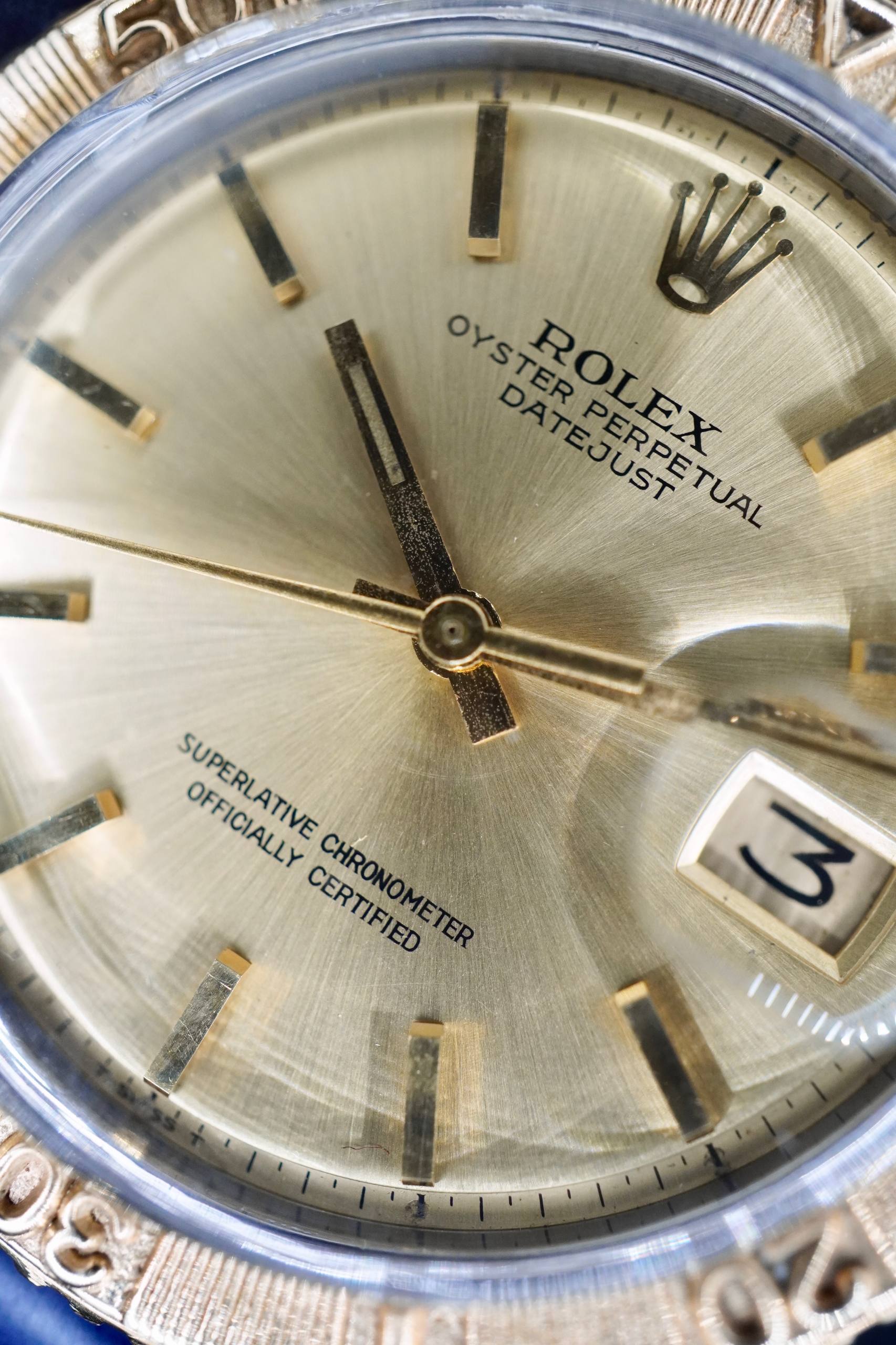 Rolex Datejust Vintage Turn-O-Graph 36mm Acero Oro Sólido 18K