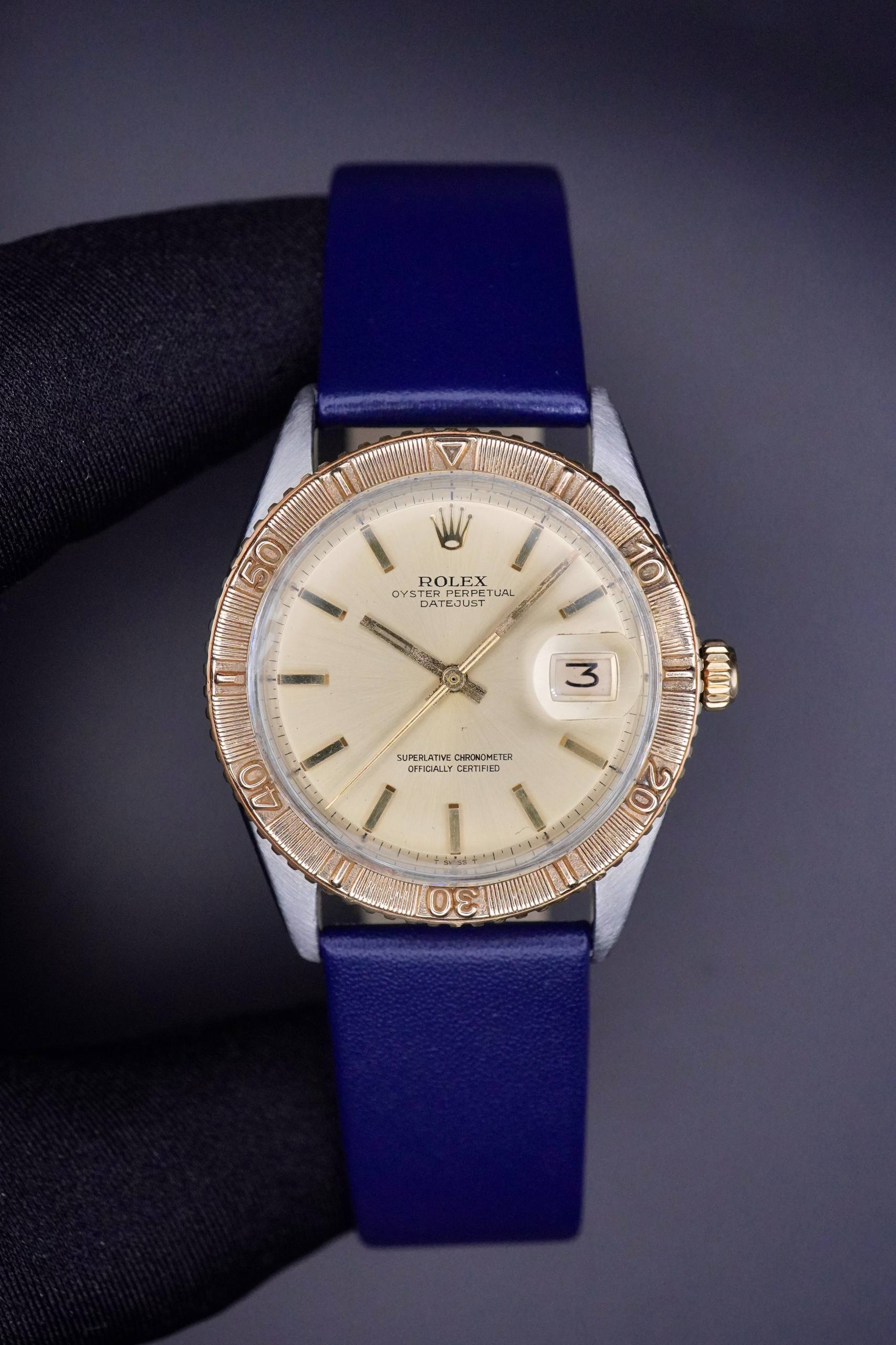 Rolex Datejust Vintage Turn-O-Graph 36mm Acero Oro Sólido 18K