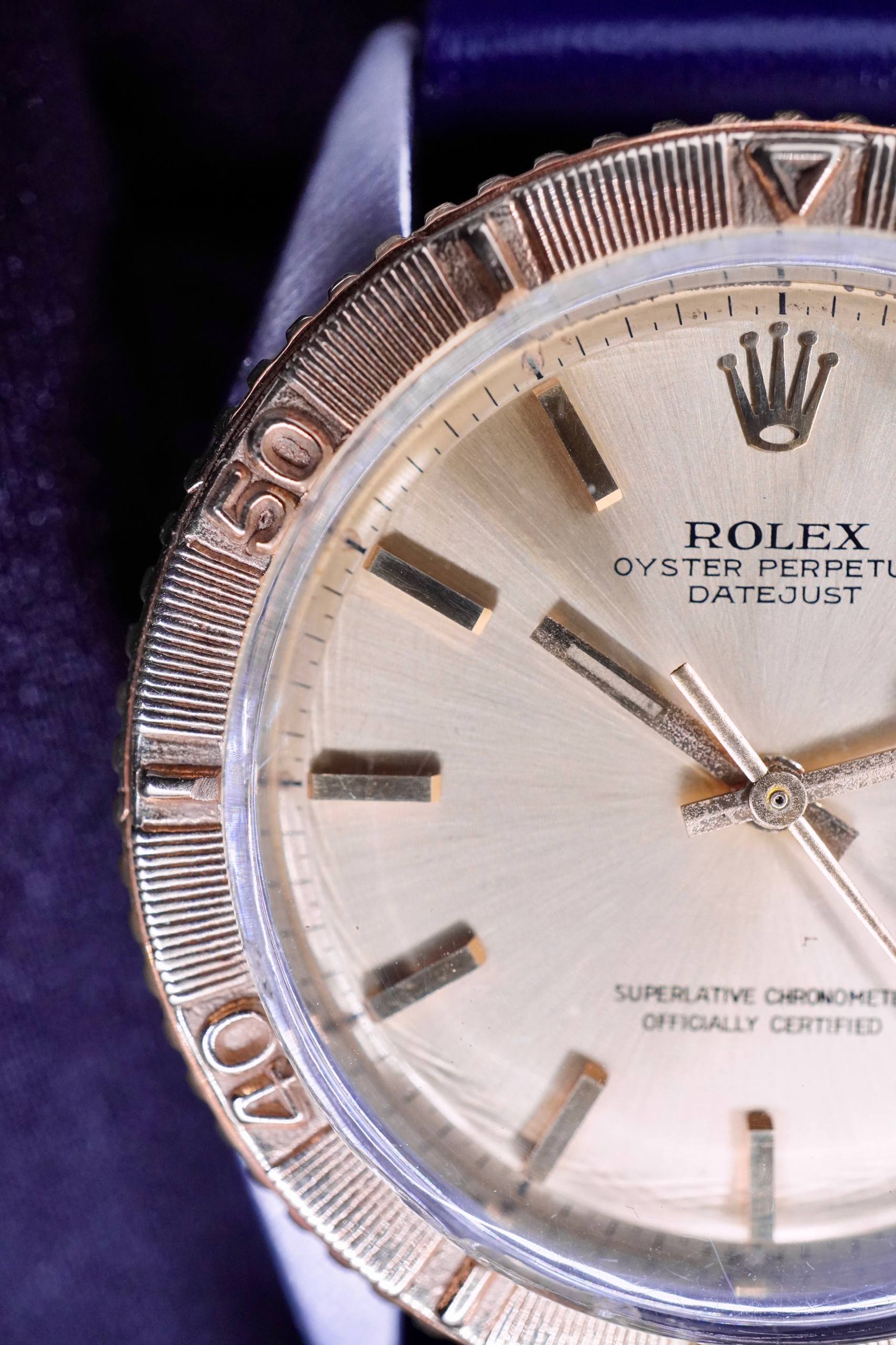 Rolex Datejust Vintage Turn-O-Graph 36mm Acero Oro Sólido 18K