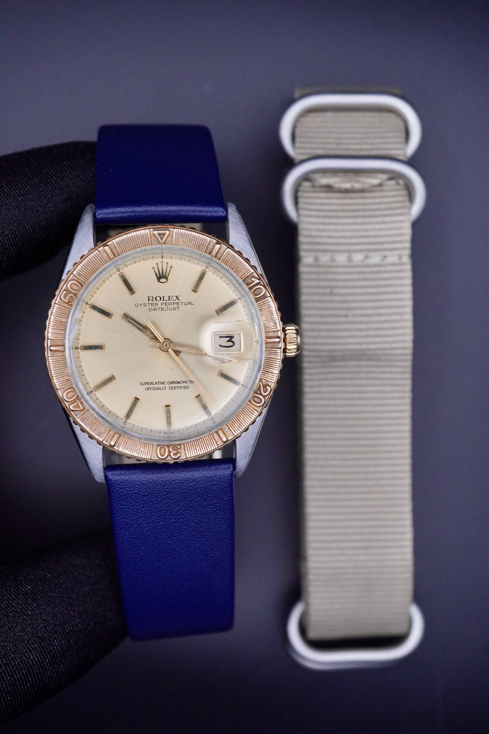 Rolex Datejust Vintage Turn-O-Graph 36mm Acero Oro Sólido 18K
