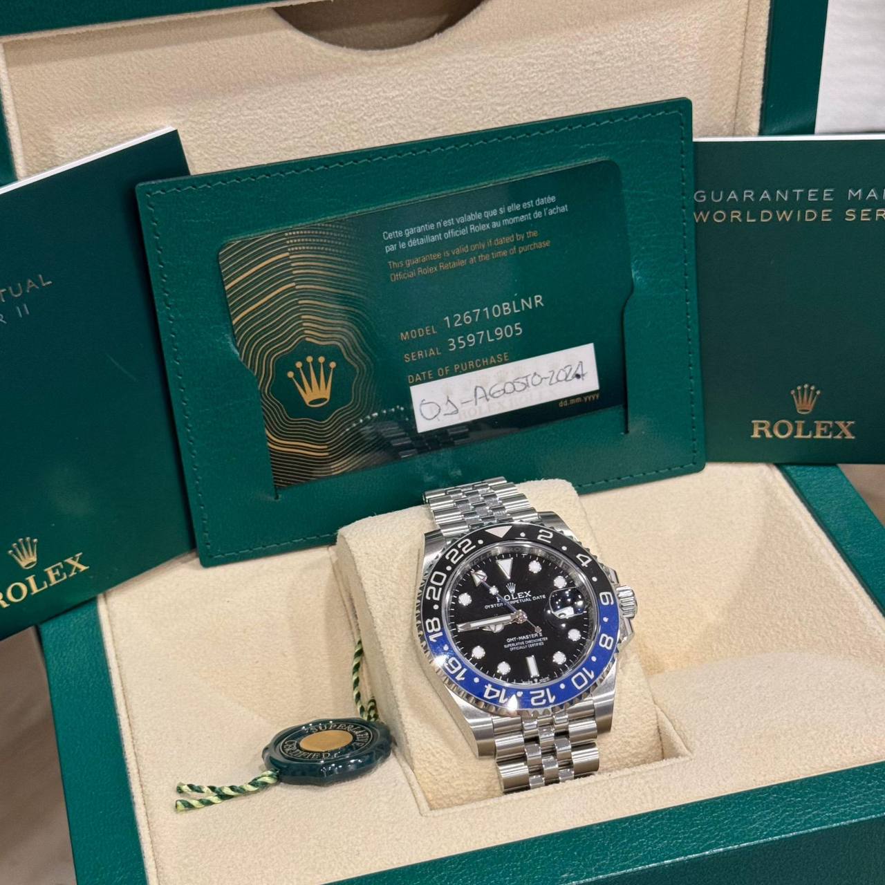 Rolex GMT-MASTER II “Batgirl” 40mm