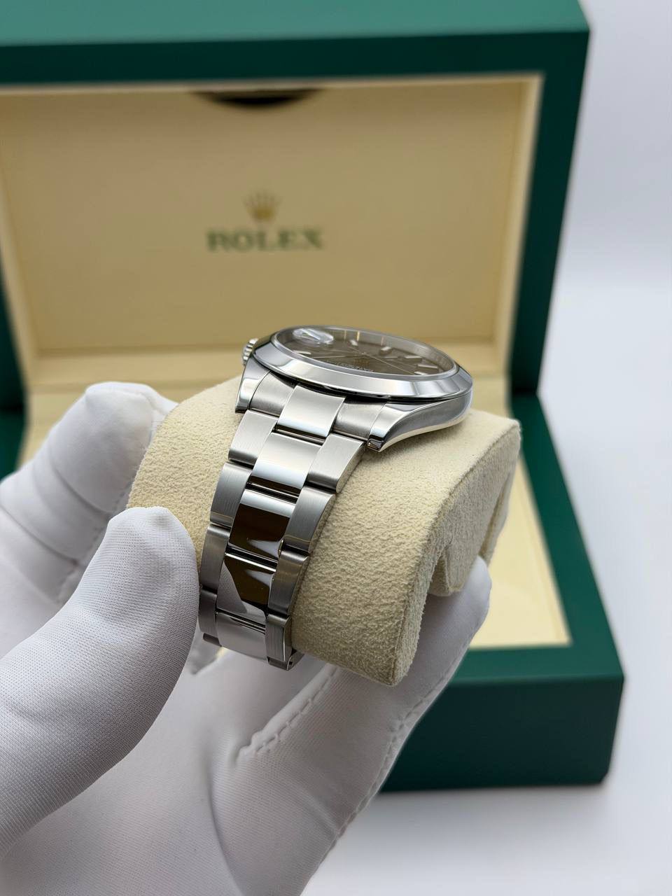 Rolex Datejust Bisel Liso Oyster Dial Rodio 41mm