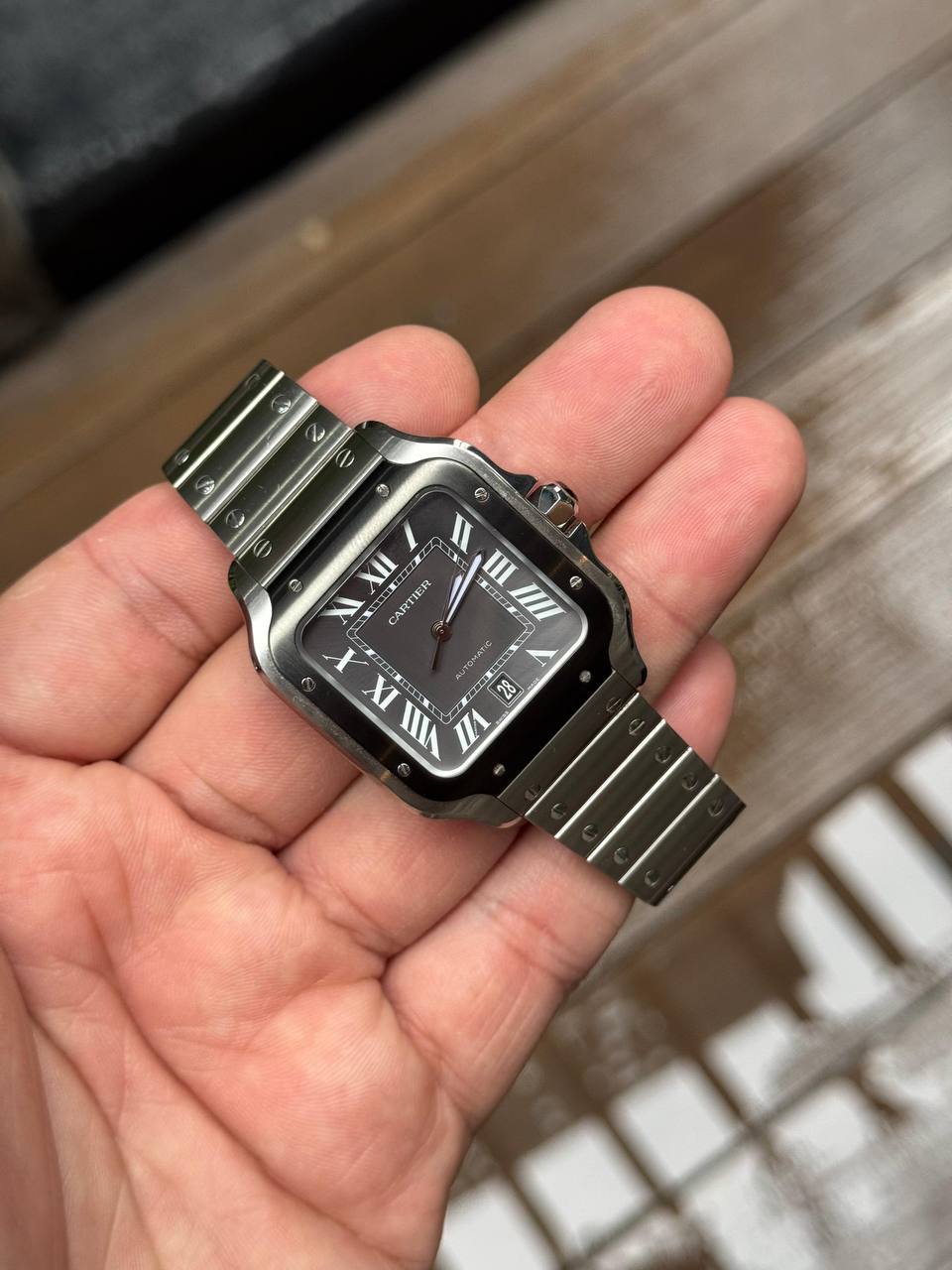 Cartier Santos Large PVD Bisel