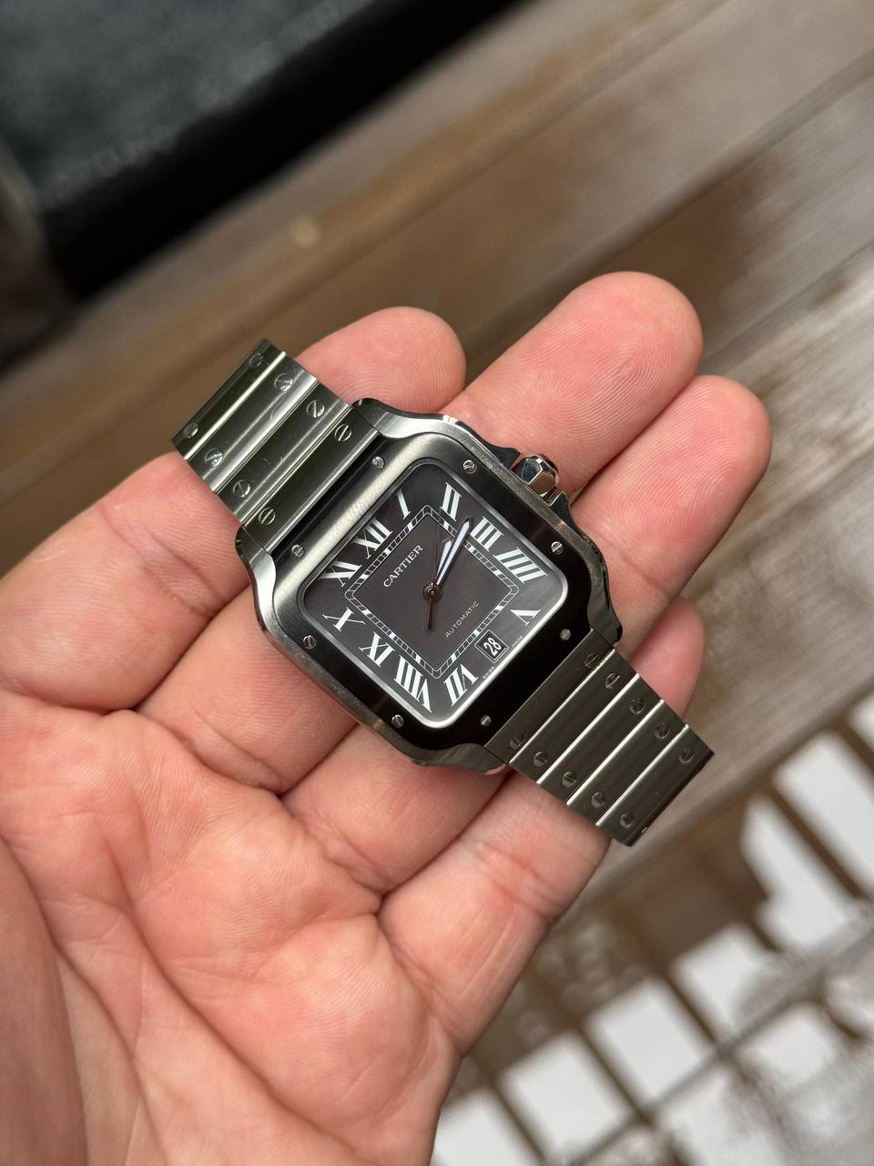 Cartier Santos Large PVD Bisel