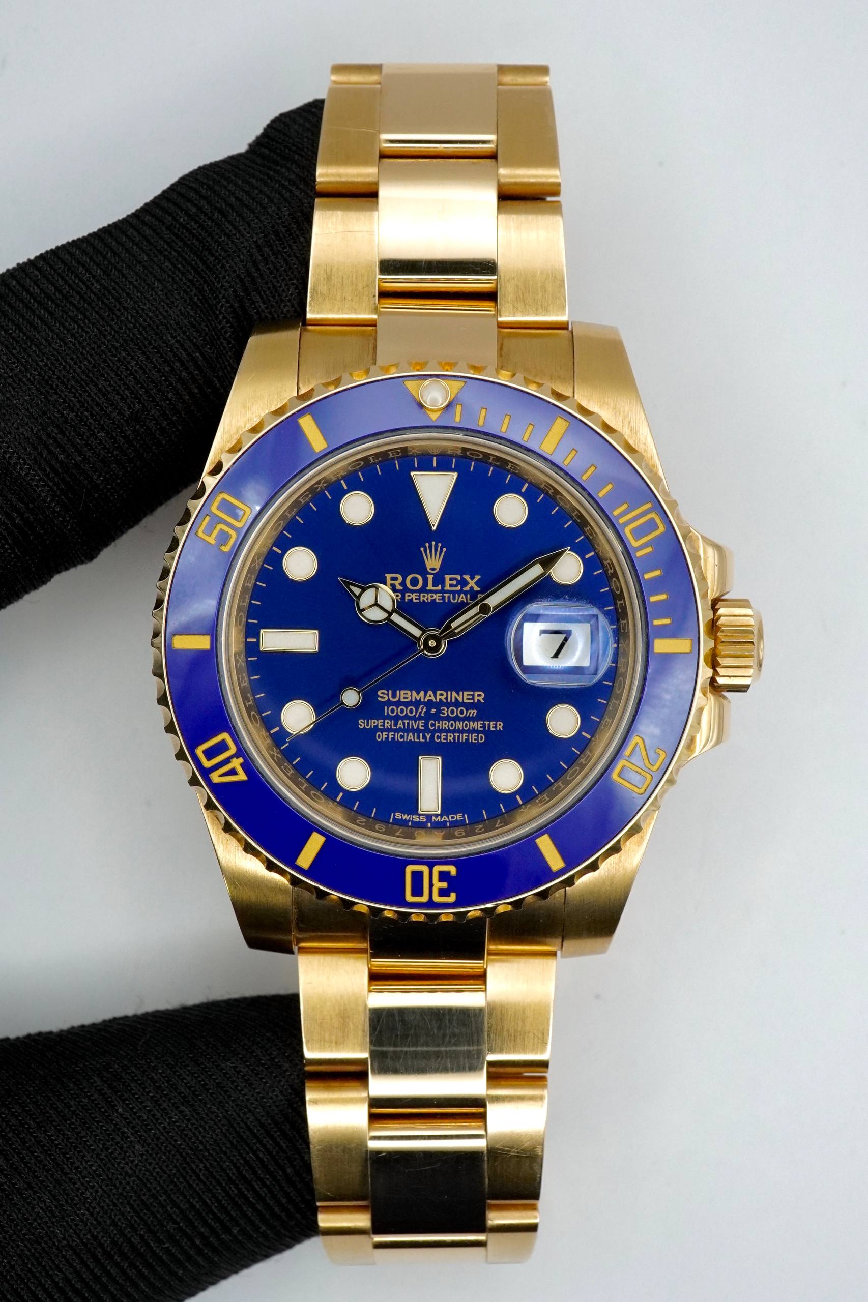 Rolex Submariner “Bluesy” Oro Amarillo 18K