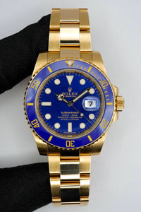 Rolex Submariner “Bluesy” Oro Amarillo 18K