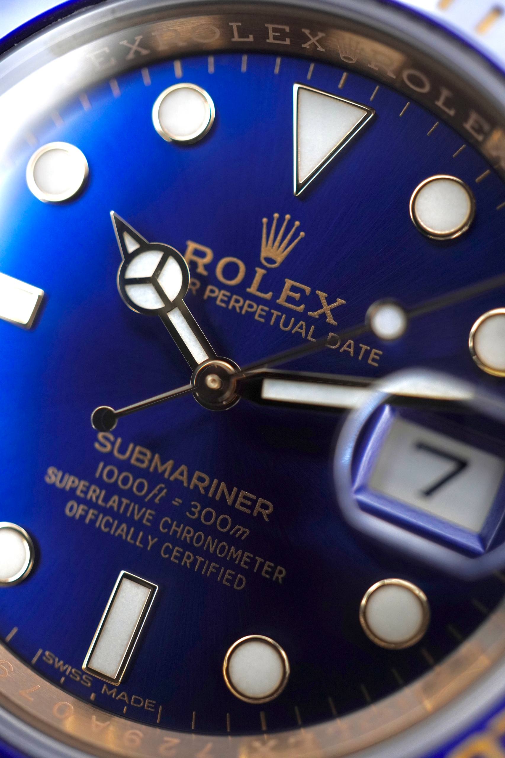 Rolex Submariner “Bluesy” Oro Amarillo 18K