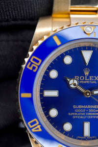 Rolex Submariner “Bluesy” Oro Amarillo 18K