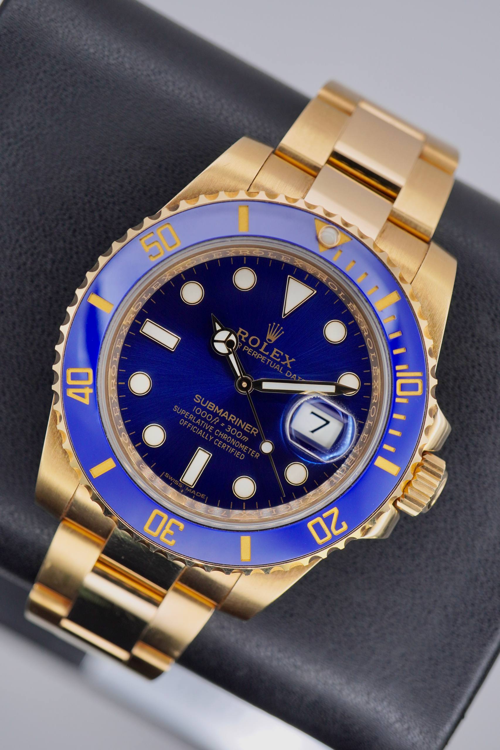 Rolex Submariner “Bluesy” Oro Amarillo 18K
