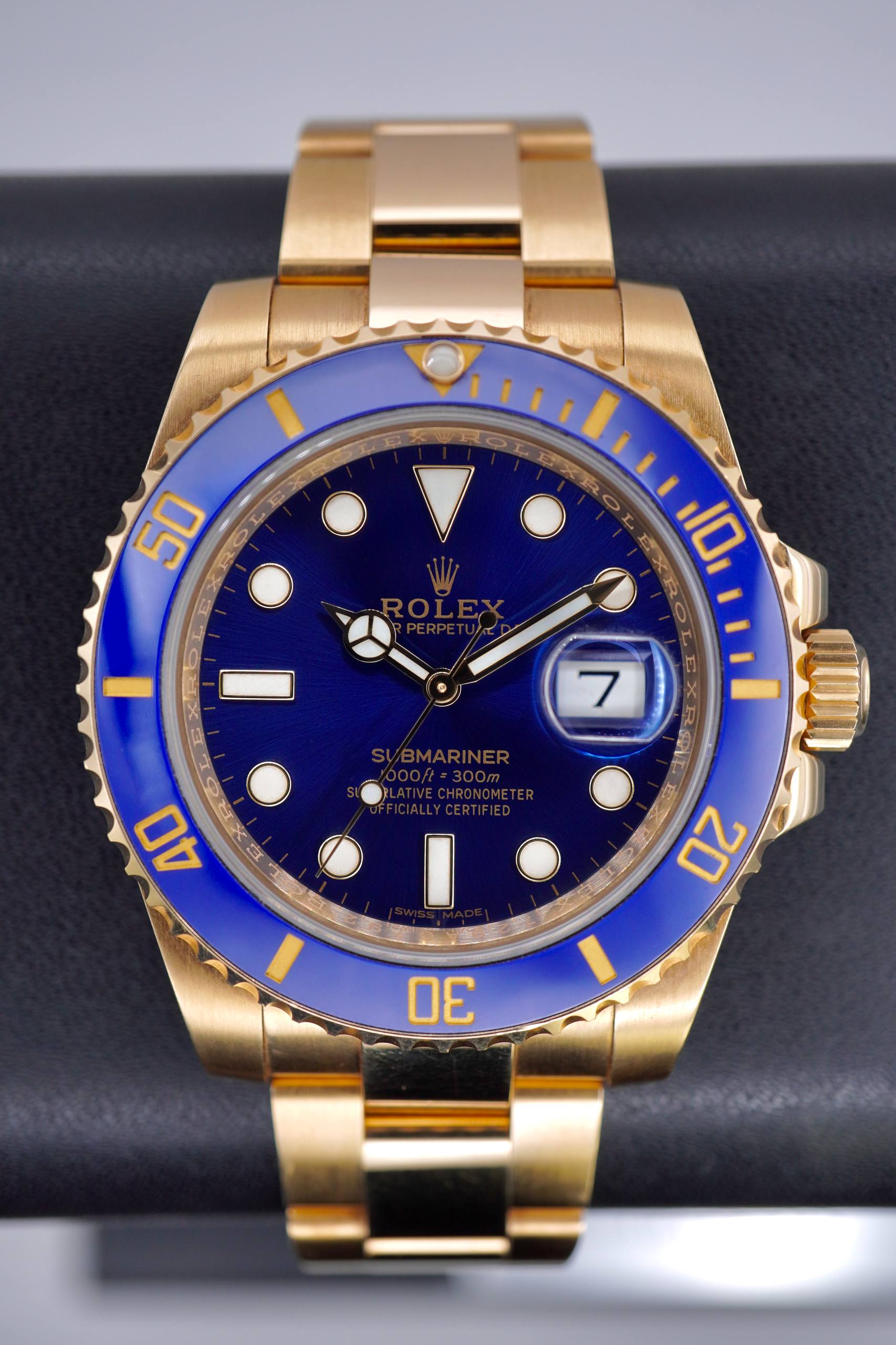 Rolex Submariner “Bluesy” Oro Amarillo 18K