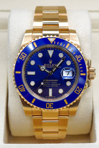 Rolex Submariner “Bluesy” Oro Amarillo 18K