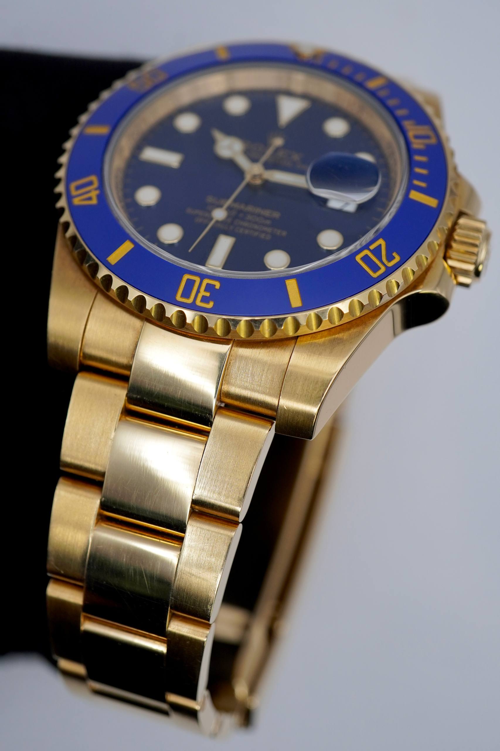 Rolex Submariner “Bluesy” Oro Amarillo 18K