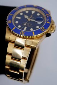 Rolex Submariner “Bluesy” Oro Amarillo 18K