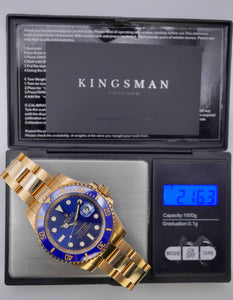 Rolex Submariner “Bluesy” Oro Amarillo 18K