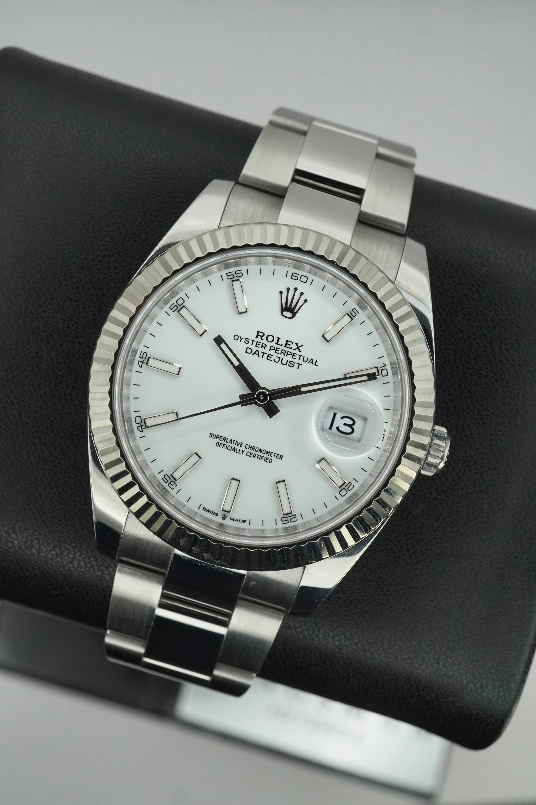 Rolex Datejust 41 mm Dial Blanco