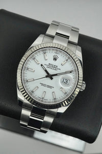 Rolex Datejust 41 mm Dial Blanco