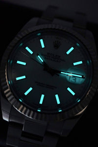 Rolex Datejust 41 mm Dial Blanco