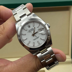 Rolex Datejust Oyster Dial Blanco 41 mm