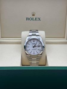 Rolex Datejust Oyster Dial Blanco 41 mm