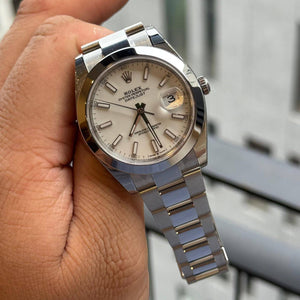 Rolex Datejust Oyster Dial Blanco 41 mm