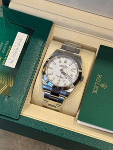 Rolex Datejust Oyster Dial Blanco 41 mm