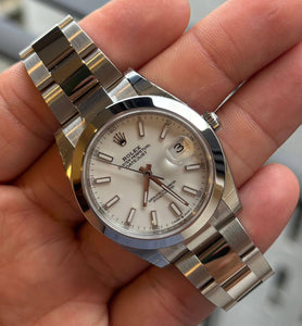 Rolex Datejust Oyster Dial Blanco 41 mm