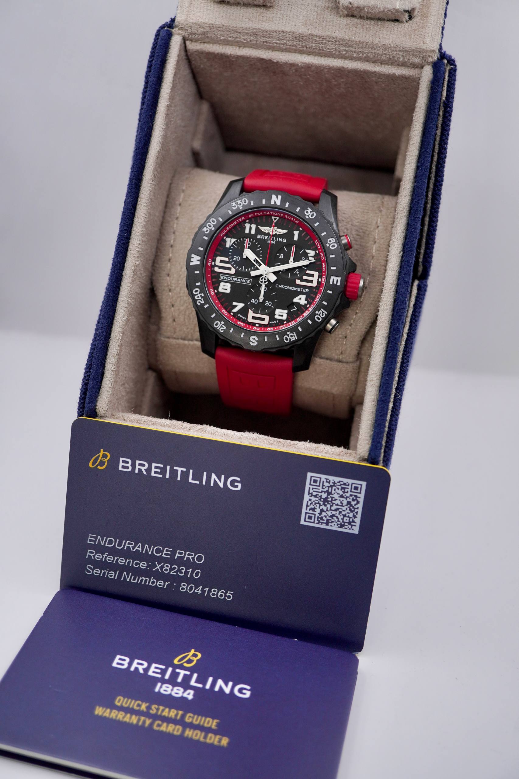 Breitling Endurance Pro Rojo Fibra de Carbono Chronograph