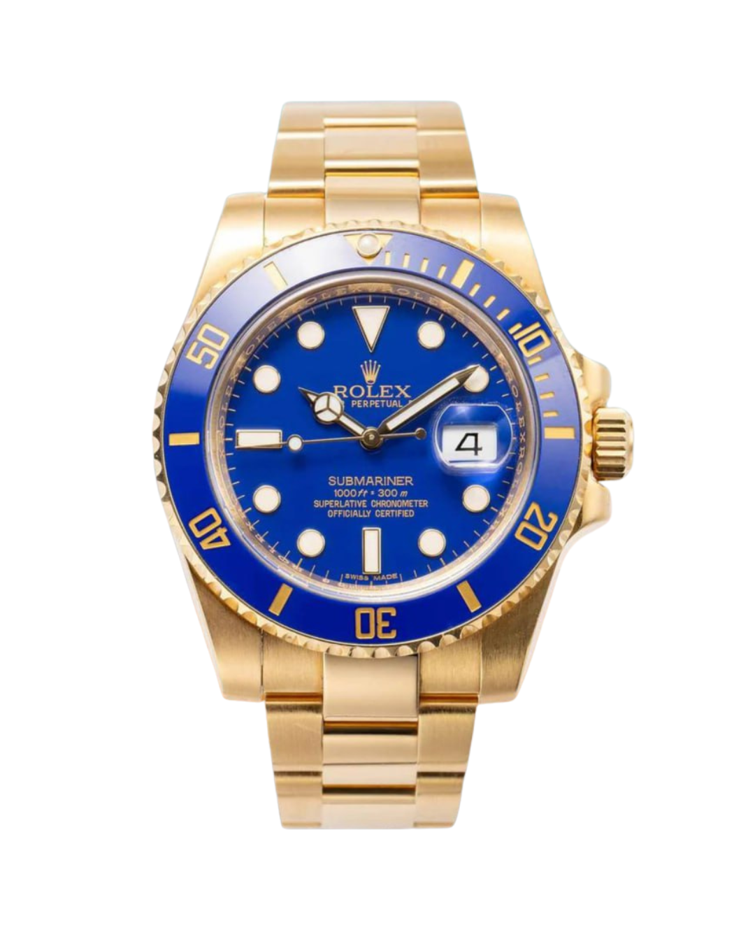 Rolex Submariner “Bluesy” Oro Amarillo 18K