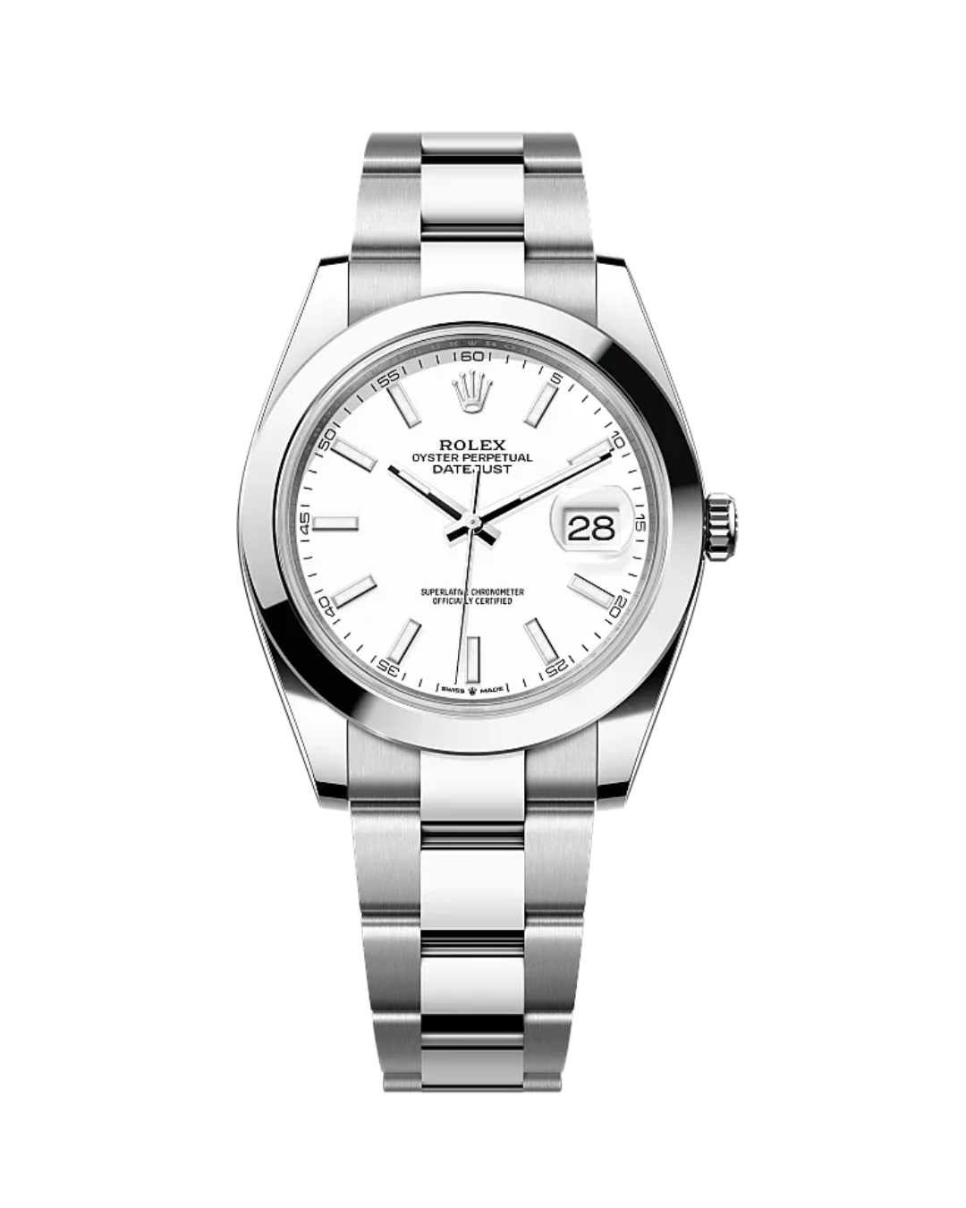 Rolex Datejust Oyster Dial Blanco 41 mm