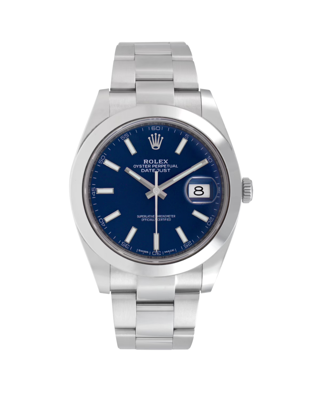 Rolex Datejust Oyster Dial Azul 41 mm