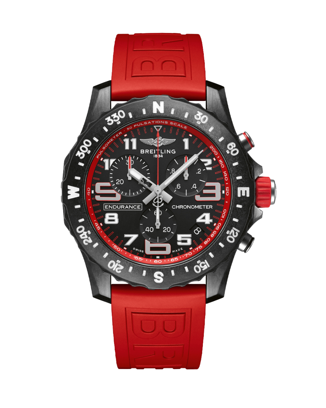 Breitling Endurance Pro Rojo Fibra de Carbono Chronograph