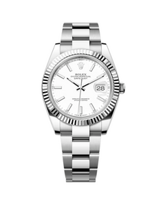 Rolex Datejust 41 mm Dial Blanco