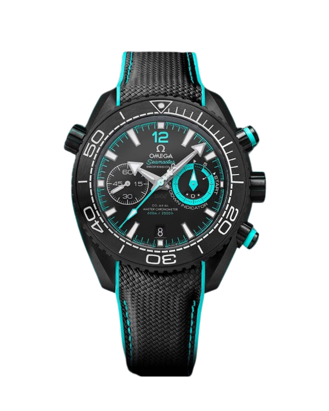 Omega Seamaster Planet Ocean 600m Deep Black Emirates Team New Zealand 45.5mm