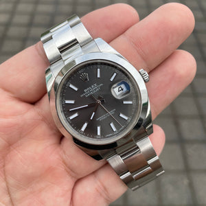 Rolex Datejust Oystersteel 41mm Dial Gris