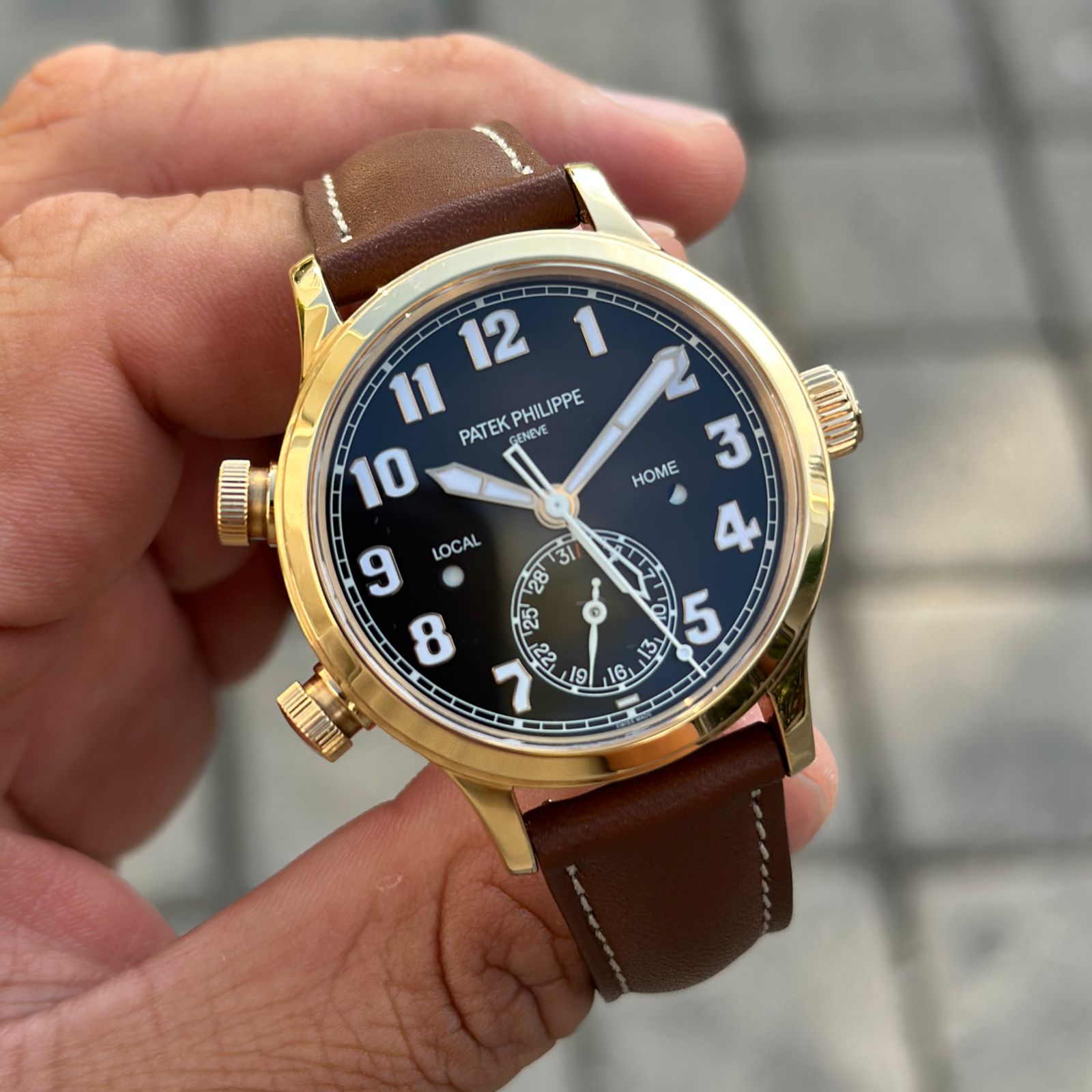 Patek Philippe Pilot Travel Time Calatrava 37.5 mm