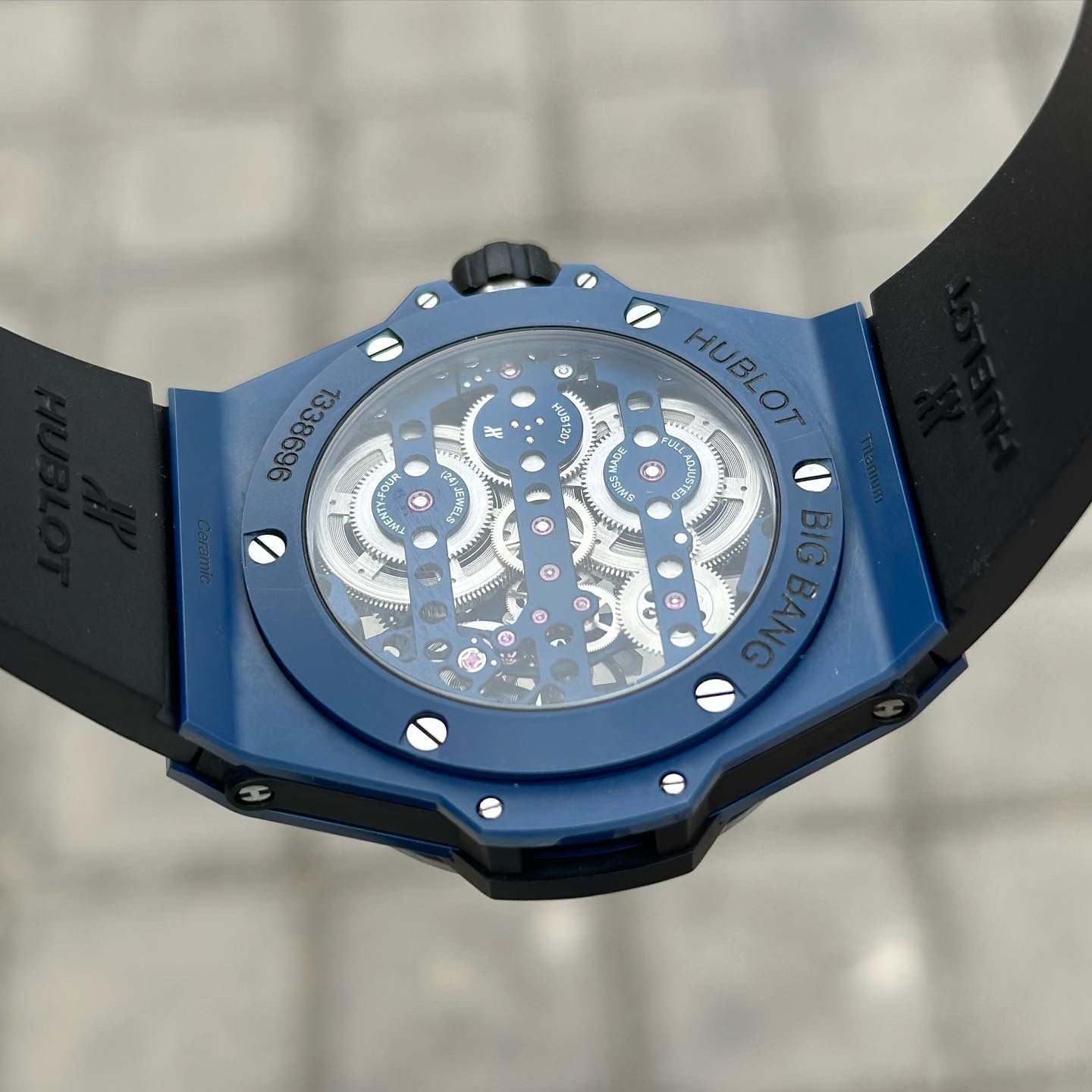 Hublot Big Bang Meca-10 ceramic Blu