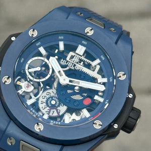 Hublot Big Bang Meca-10 ceramic Blu