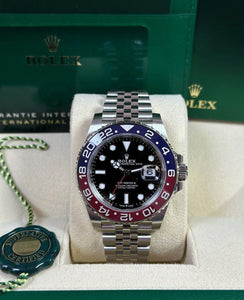 Rolex GMT-MASTER ll "Pepsi" Oystersteel 40mm Dial Negro