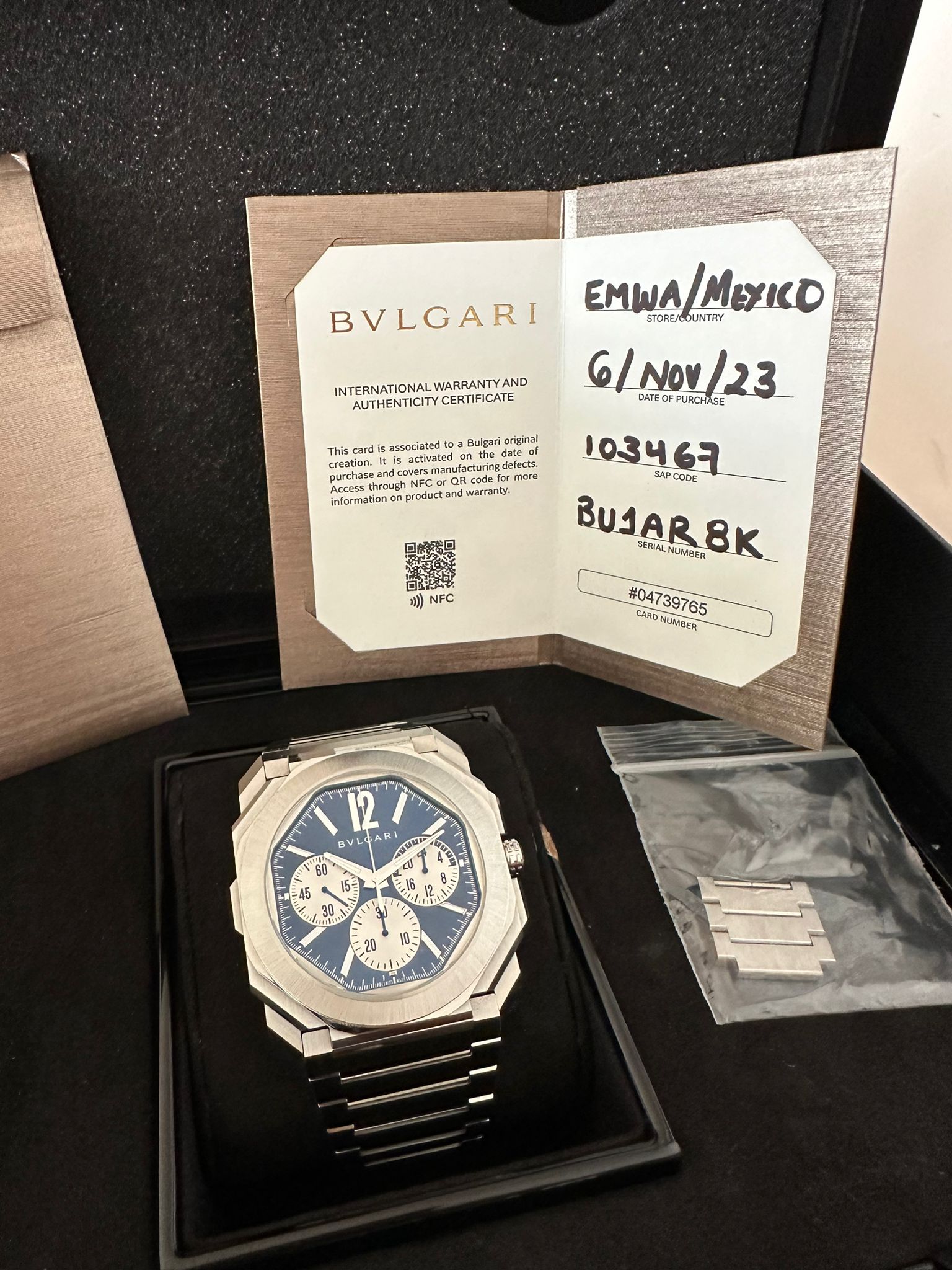 Reloj Bvlgari Octo Finissimo Chronograph