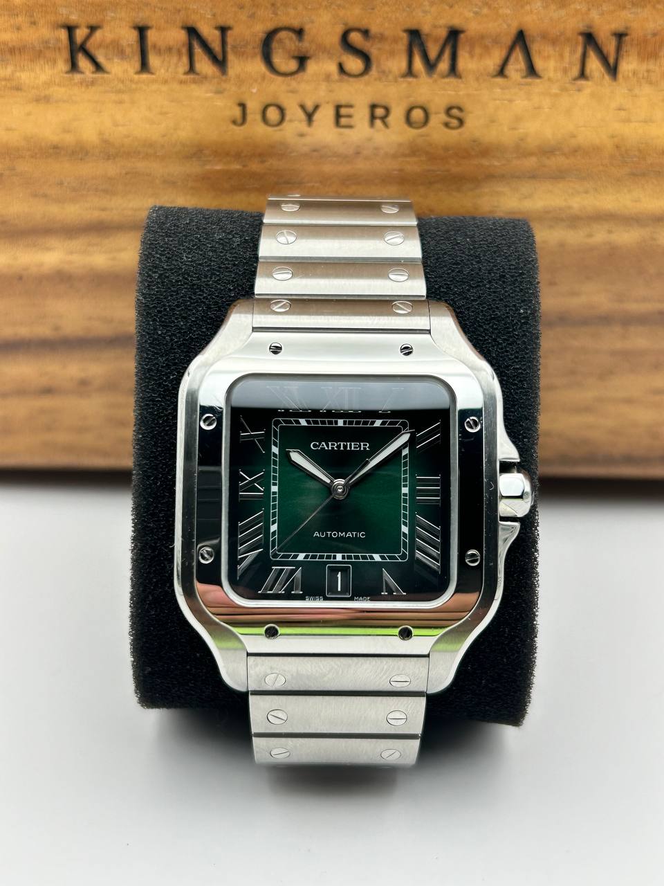 Cartier Santos XL Dial Verde