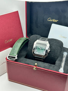 Cartier Santos XL Dial Verde