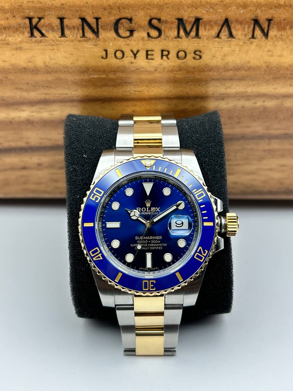 Rolex Submariner "Bluesy" Oystersteel Oro 40mm Dial Azul