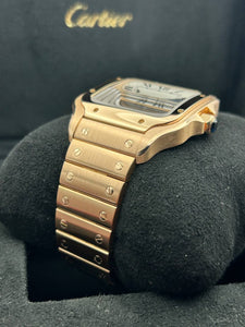 Cartier Santos Large Dial Blanco Full Rose Gold